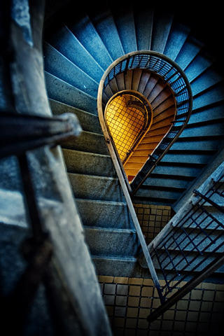 Spiral Staircase iPhone Wallpaper