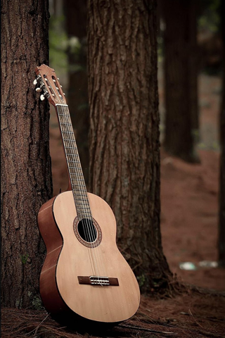 Acoustic Guitar iPhone Wallpaper