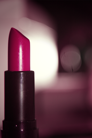 Purple Lipstick iPhone Wallpaper