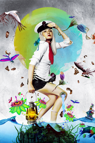 Sailor Girl iPhone Wallpaper