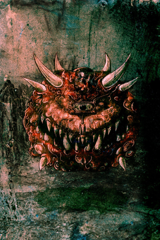 Doom Monster iPhone Wallpaper