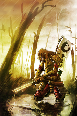 Swamp Warrior iPhone Wallpaper