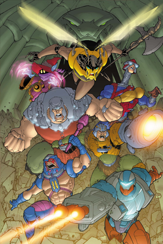 Comic Heroes iPhone Wallpaper