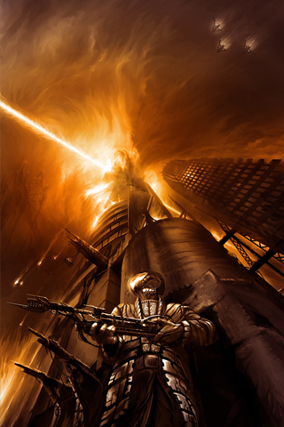 Doom Tower iPhone Wallpaper