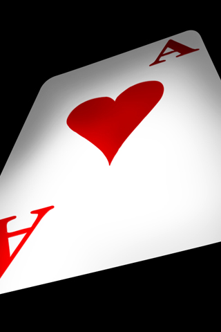 Ace of Hearts iPhone Wallpaper